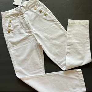 Zara White Denim Jeans Size Small